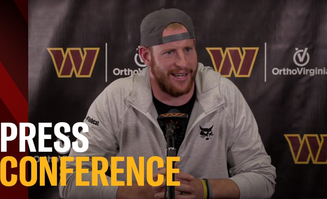 Carson Wentz Press Conference | "I feel very confident in the chemistry and relationships that have been built"