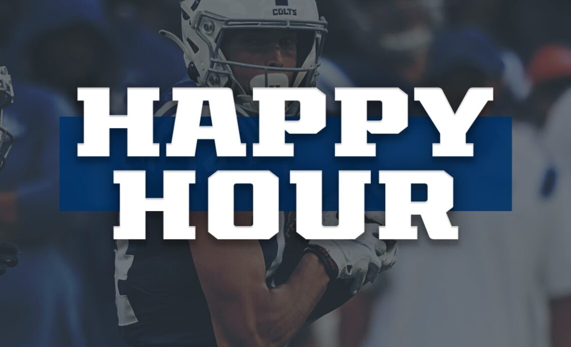 Colts Happy Hour: Preview of the Colts hosting the Jaguars – Frank Reich, Rick Venturi, Alec Pierce, and Bobby Okereke