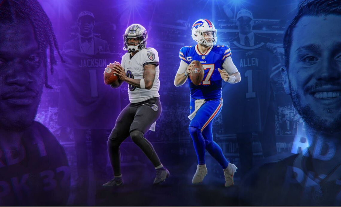 "Crazy to think about" | Josh Allen & Lamar Jackson intertwined by 2018 Draft, dual-threat prowess 