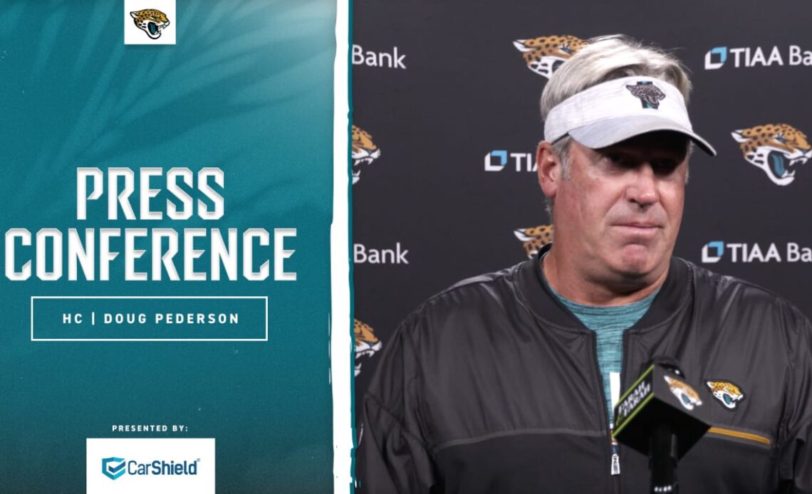 Doug Pederson: "...when offensive success, there's stability around the quarterback." | Press Conference | Jacksonville Jaguars
