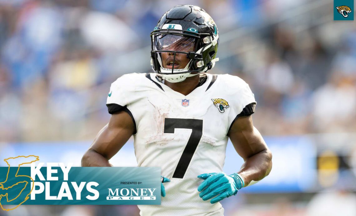 Five key plays: Jaguars 38, Chargers 10