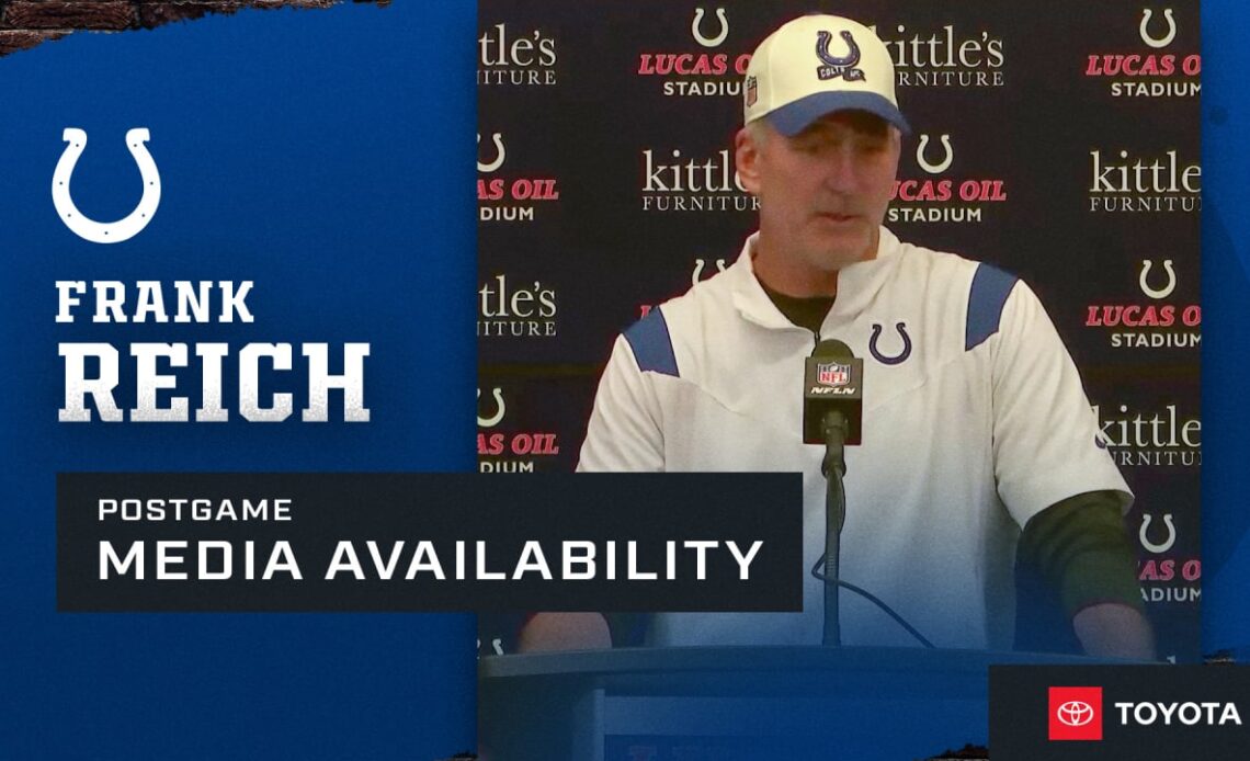 Frank Reich: Colts vs. Chiefs Postgame