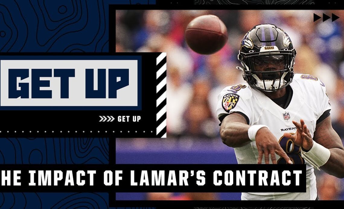 How Lamar Jackson's contract situation is impacting his performance this season | Get Up