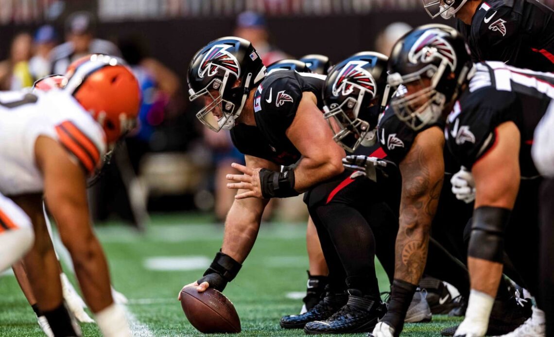 How the offensive line has Falcons running strong