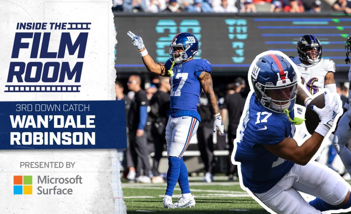 Inside the Film Room: Breaking down Wan'Dale Robinson's clutch 3rd down conversion vs. Ravens