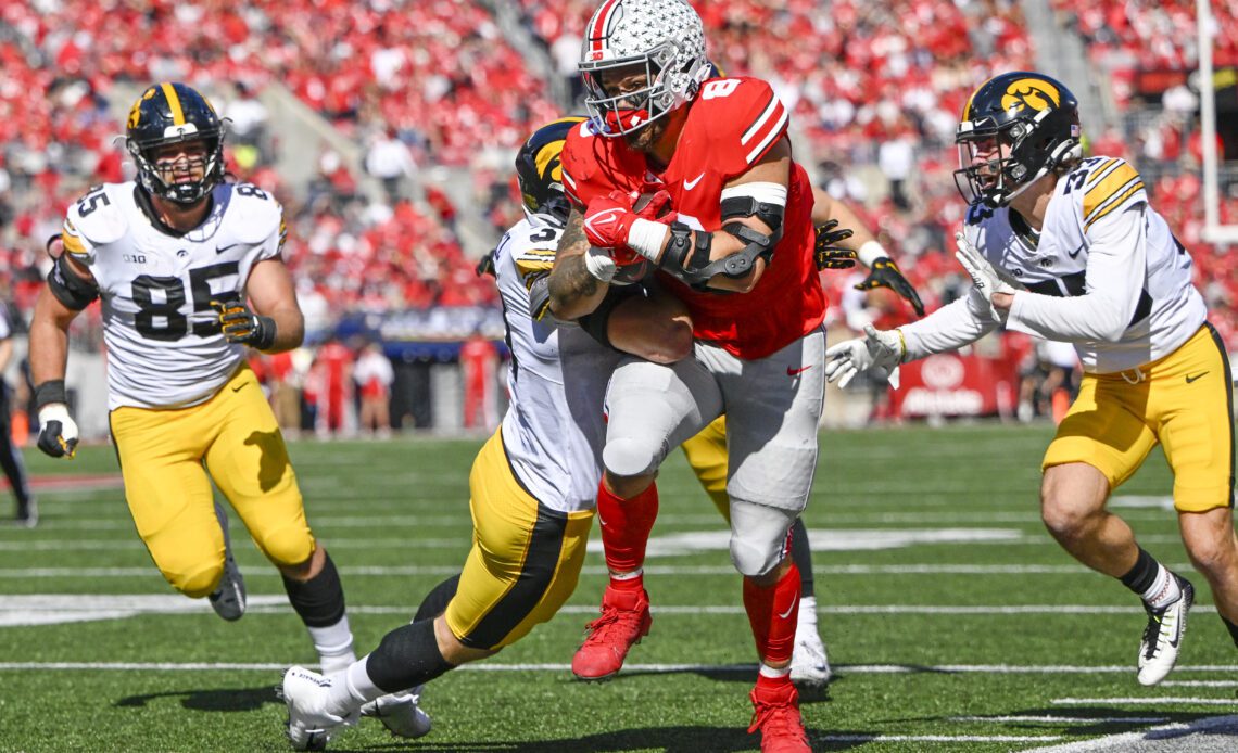 Is Ohio State or Michigan on top?