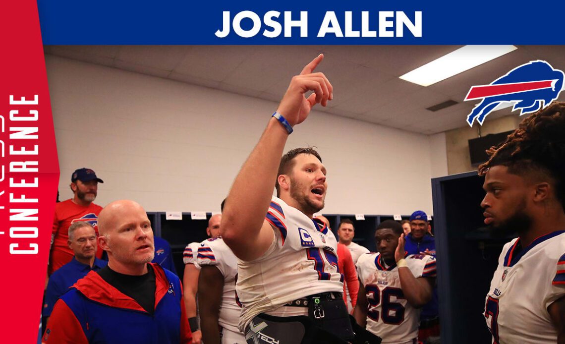Josh Allen: "We're Gonna Keep This Thing Rollin'"