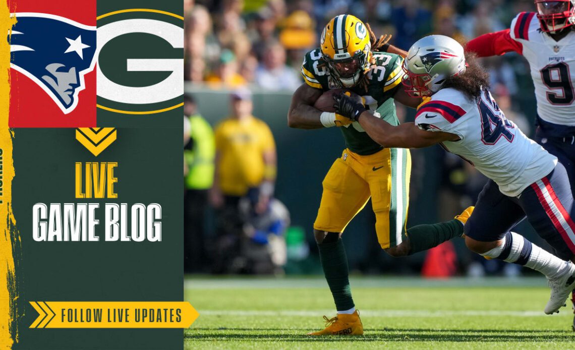 Live Blog: Packers-Patriots | Week 4