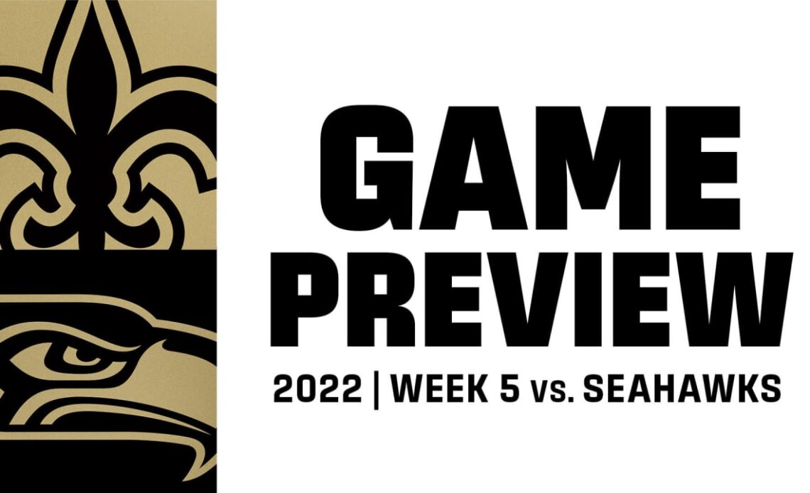 New Orleans Saints vs Seattle Seahawks Week 5 Game Preview