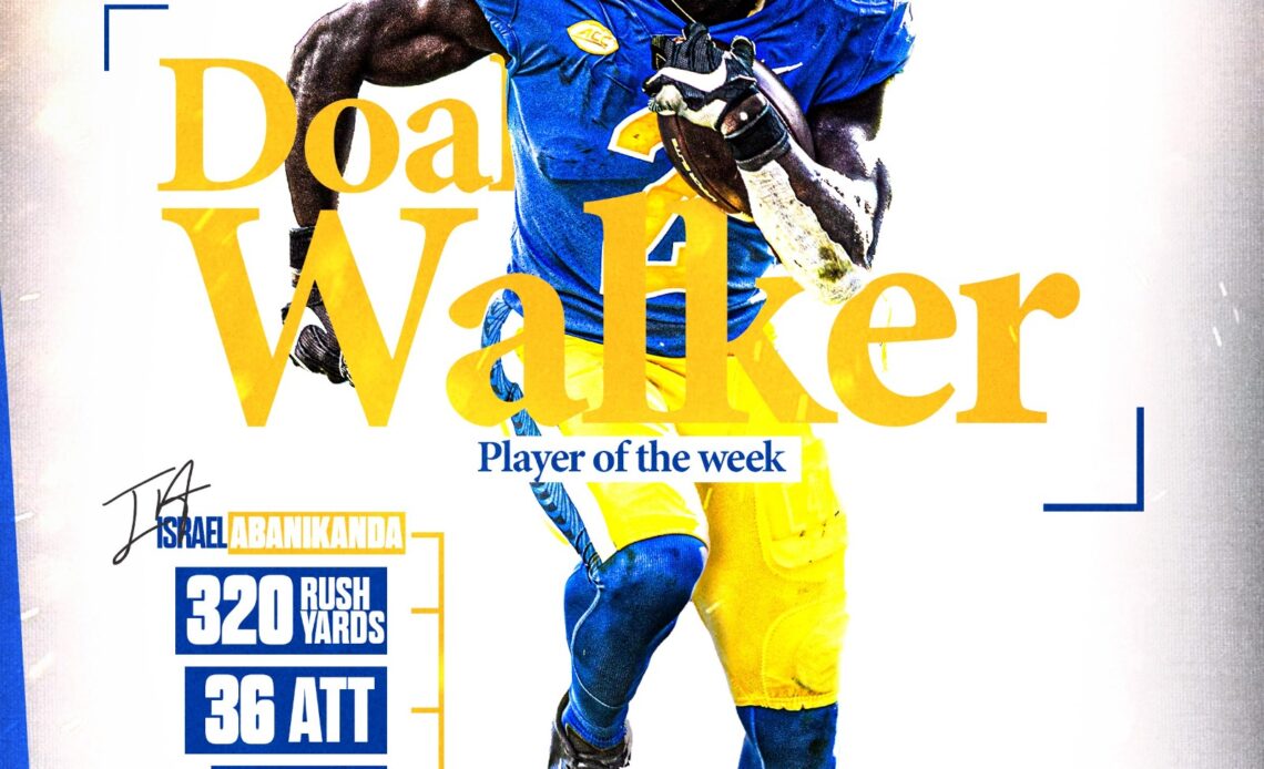 Israel Abanikanda Doak Walker RB of the Week