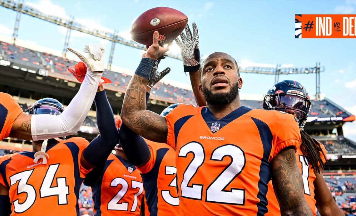 Pregame photos: Broncos arrive and prepare for Week 5 game vs. Colts on 'Thursday Night Football'