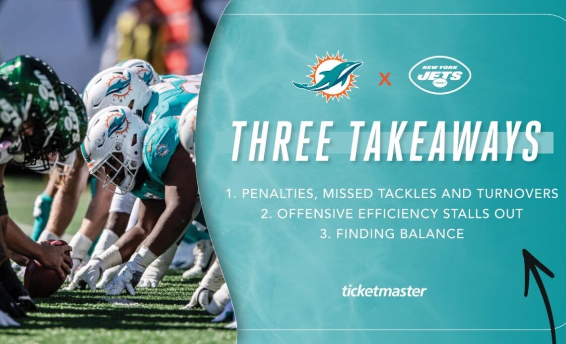 Three Takeaways Miami Dolphins Week 5 at New York Jets NFL 2022