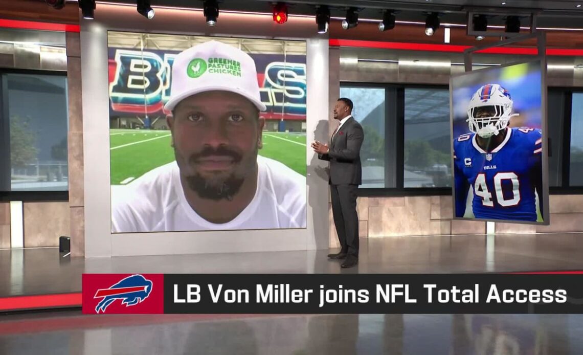 Total Access | Von Miller on what makes Josh Allen special, previews Week 8 matchup vs. Packers