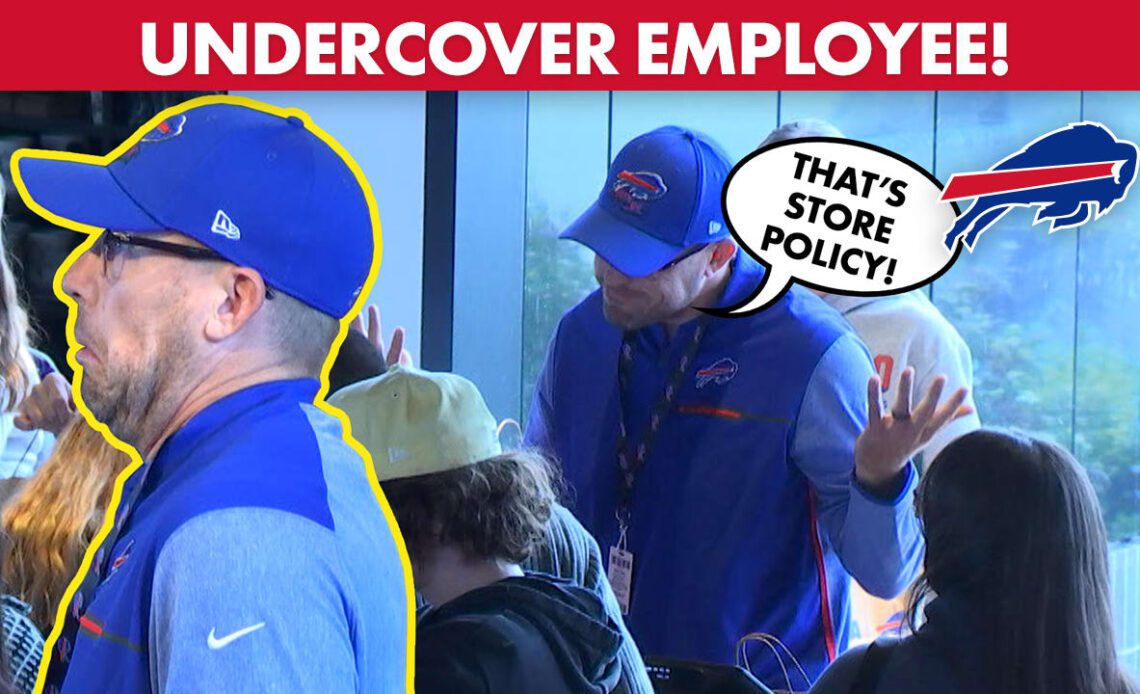 Undercover Case Keenum Pranks Fans At Bills Store As Fake Employee! 