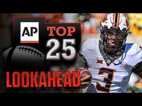 Week 6 AP Poll Preview: LOOKAHEAD to the latest AP Top 25  [Oklahoma State, Clemson RISING?]