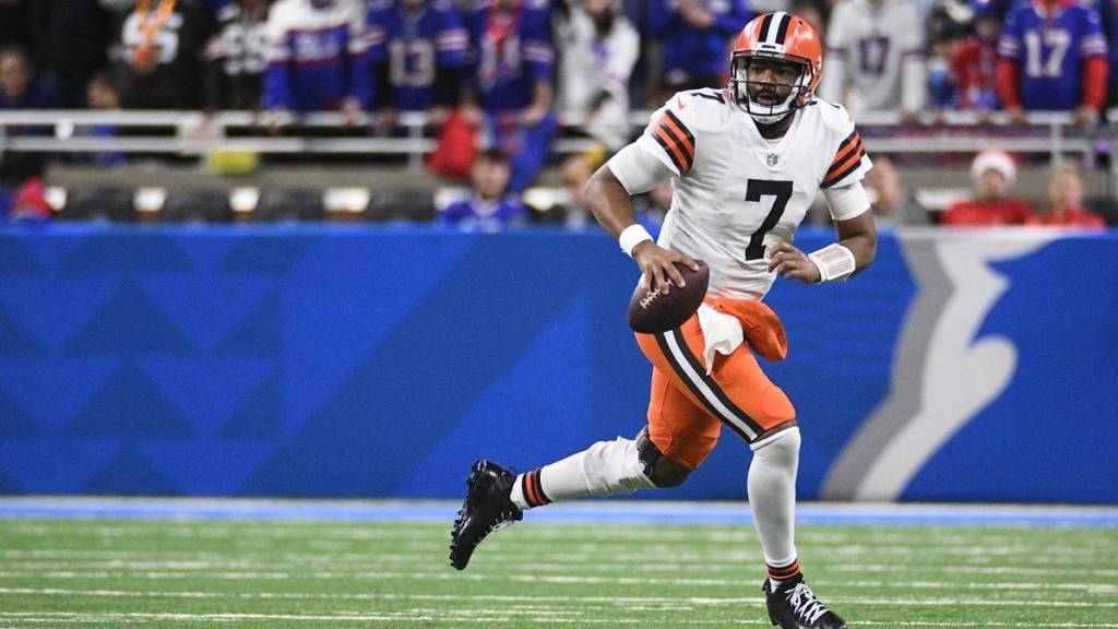 Jacoby Brissett player props odds, tips and betting trends for Week 12 | Browns vs. Buccaneers