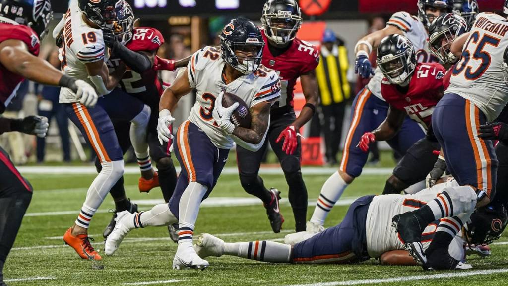 David Montgomery player props odds, tips and betting trends for Week 12 | Bears vs. Jets