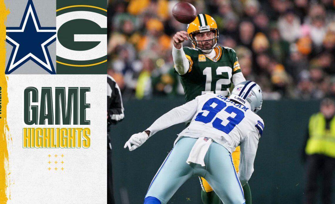 Aaron Rodgers connects with Allen Lazard on pivotal 36-yard reception in OT | Packers vs. Cowboys