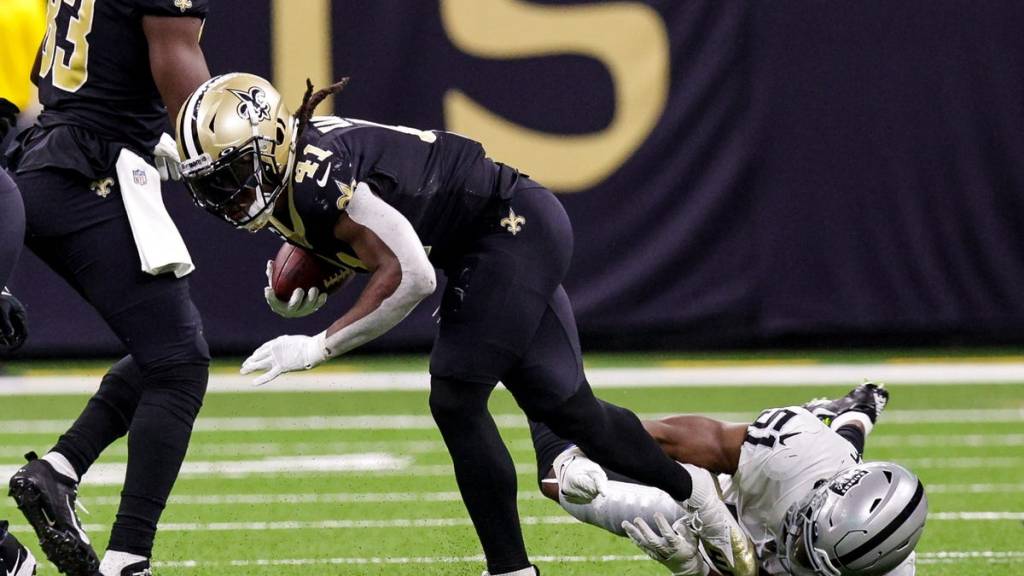 Alvin Kamara Player Props Odds Tips And Betting Trends For Week 9 Saints Vs Ravens Vcp 