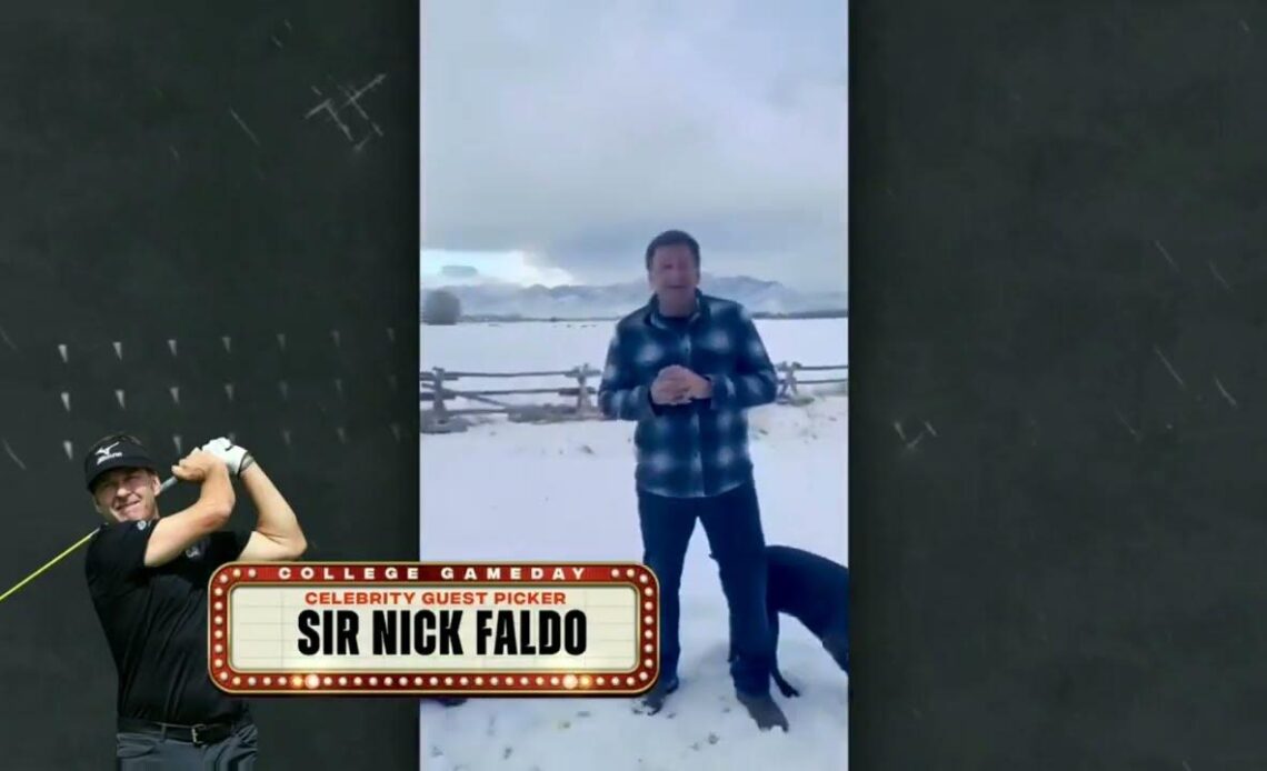 And the guest picker is…Sir Nick Faldo!