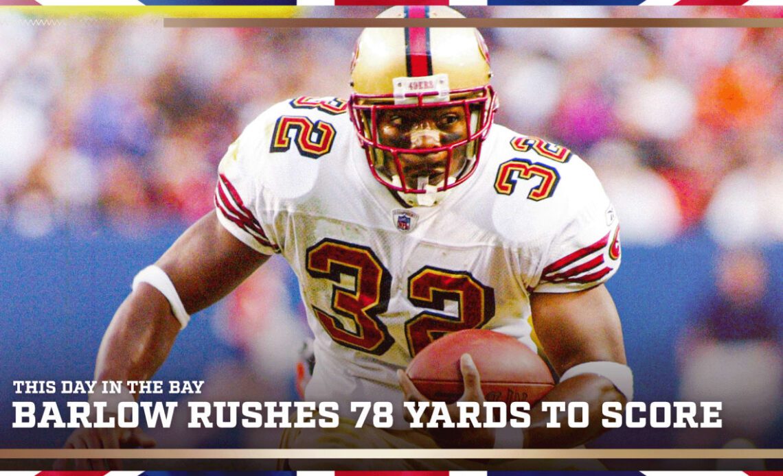 Barlow Rushes 78 Yards to Score vs. Steelers