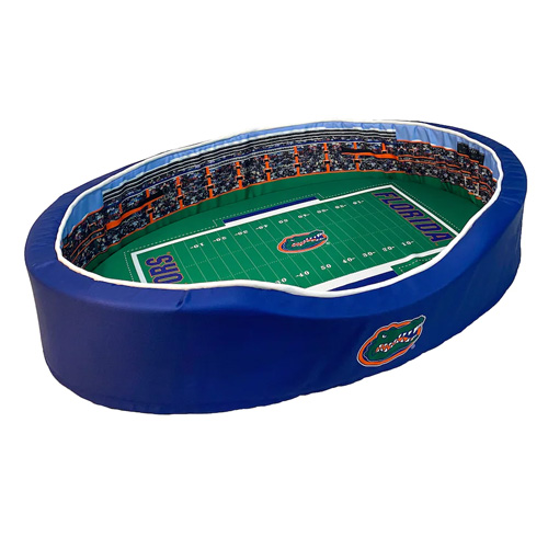 Florida Gators 38'' x 25'' x 8'' Large Stadium Oval Dog Bed