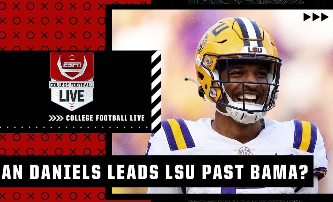 Can Jayden Daniels be contained by Alabama’s defense? | College Football Live