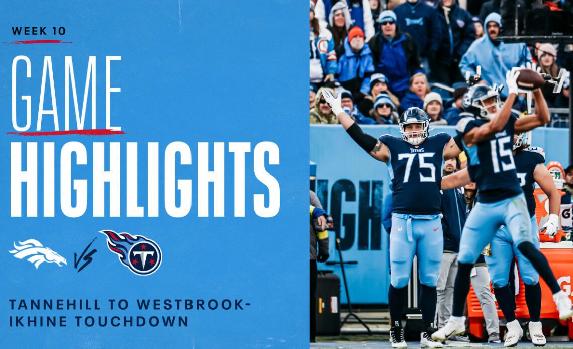 Can't-Miss Play: Titans Stun Broncos with 63-Yard Flea-Flicker TD | Game Highlights 