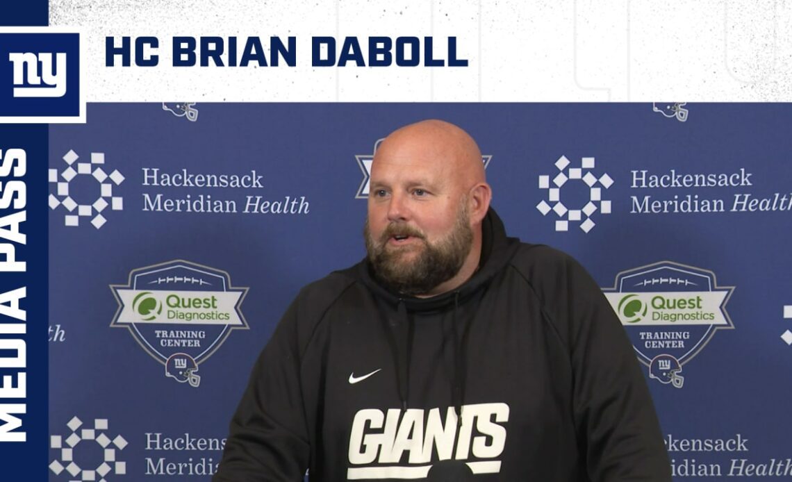 Coach Brian Daboll previews Week 8 vs. Seahawks