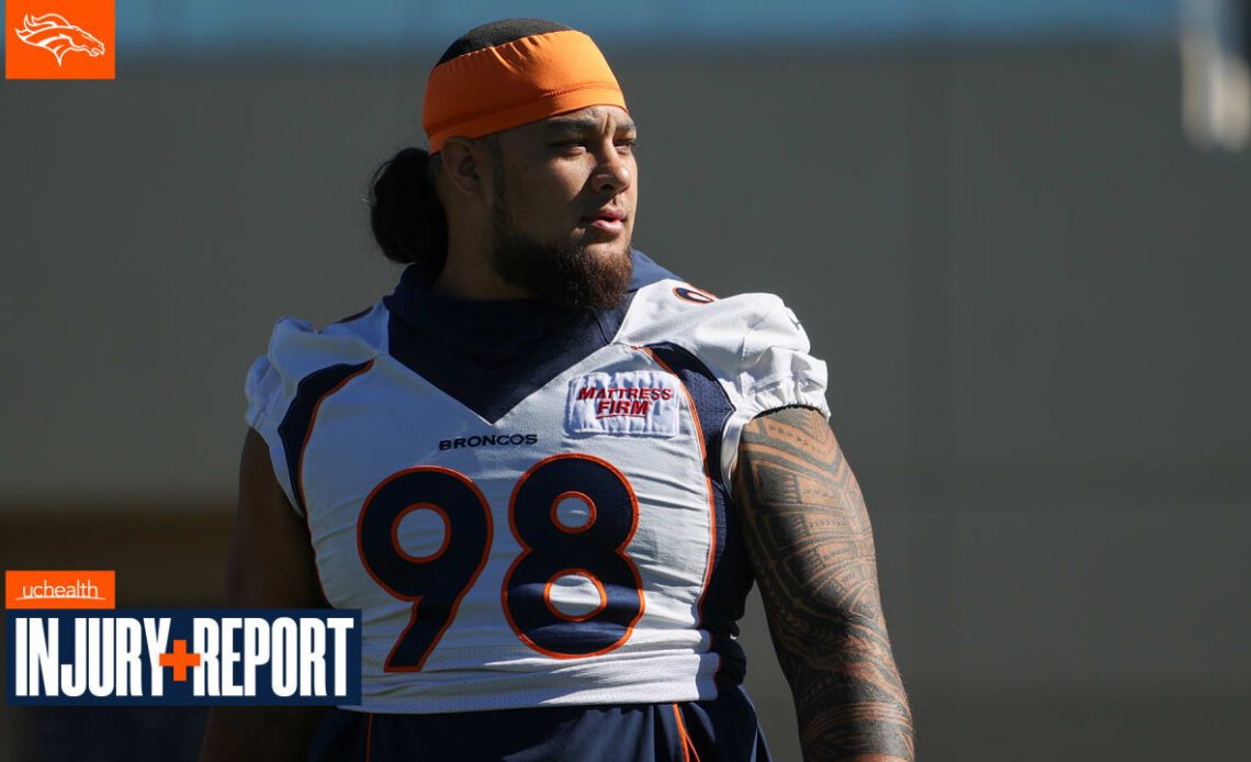 DL Mike Purcell among six Broncos to miss Wednesday practice