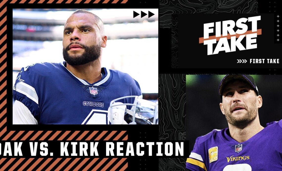 Did the blowout say more about Dak Prescott or Kirk Cousins? | First Take