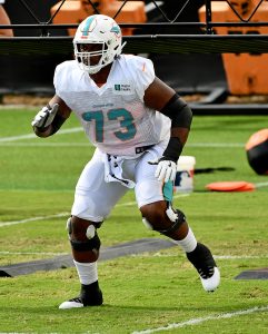 Dolphins Place OL Liam Eichenberg On IR, Activate Austin Jackson