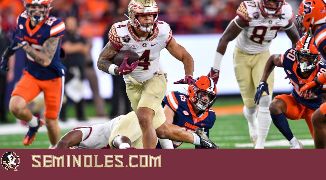 FLORIDA STATE DOMINATES SYRACUSE 38-3