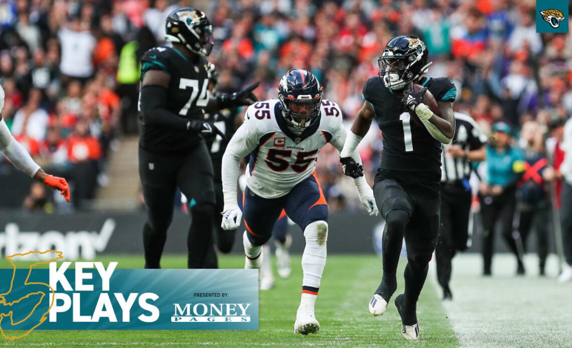 Five key plays: Broncos 21, Jaguars 17