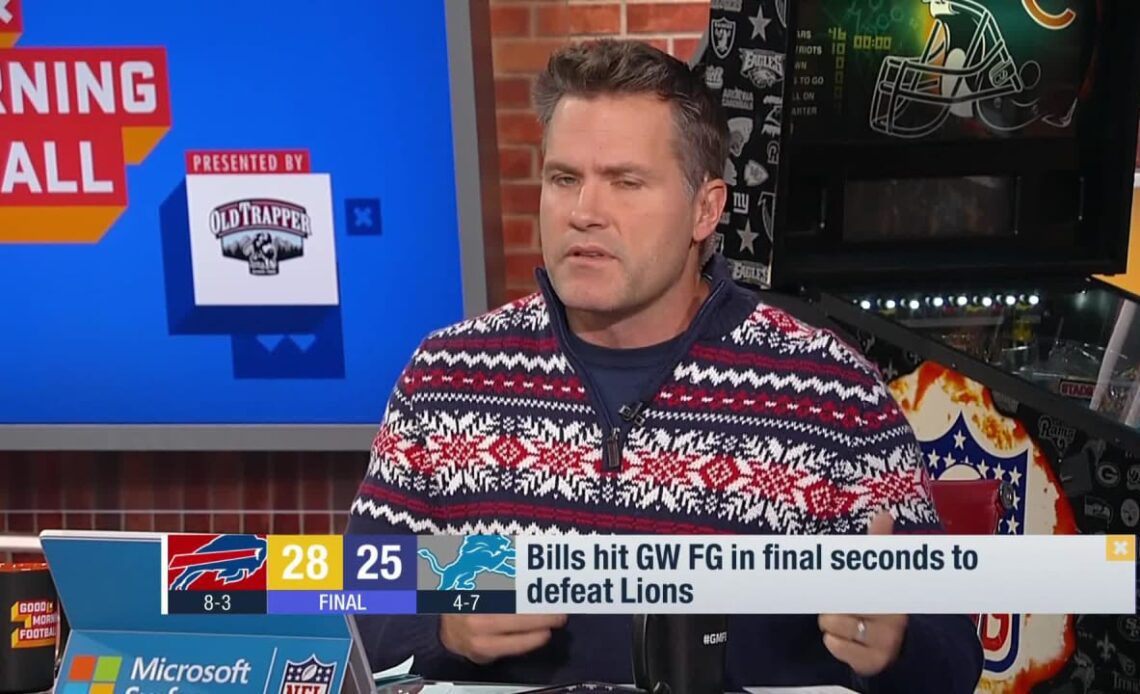 GMFB reacts to Bills win vs. Lions on 'Thanksgiving Day'