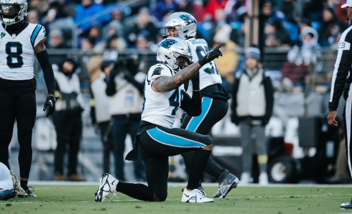 Game action shots from Panthers-Ravens