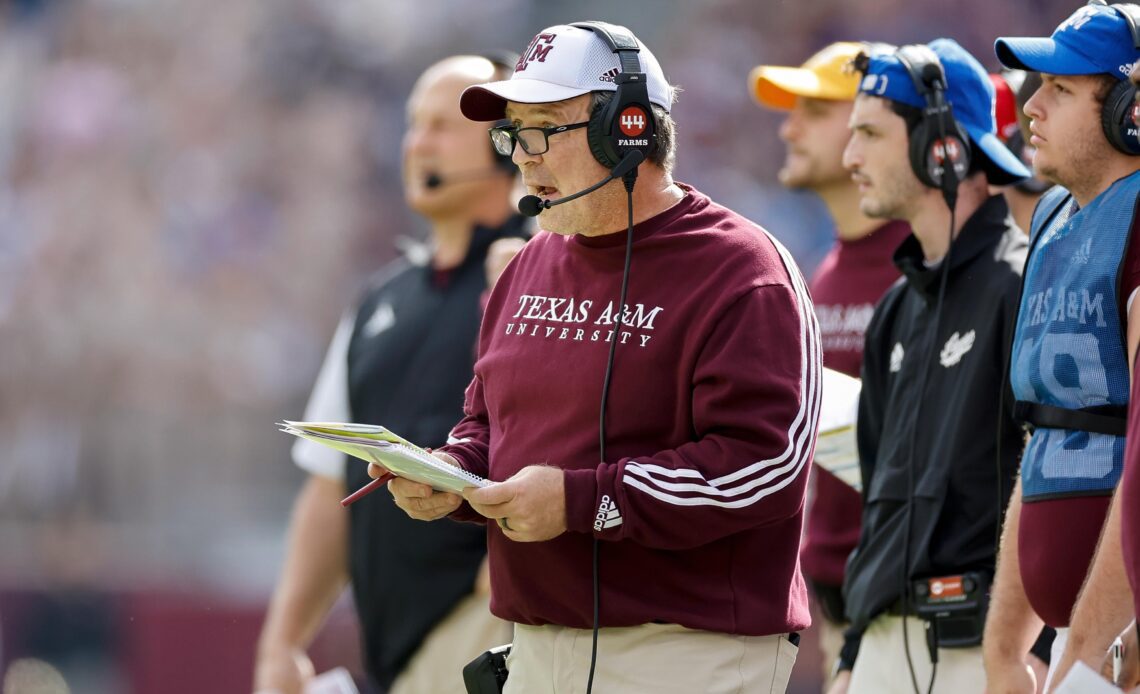 Jimbo Fisher clears way for offensive overhaul at Texas A&M in 2023 after firing OC Darrell Dickey
