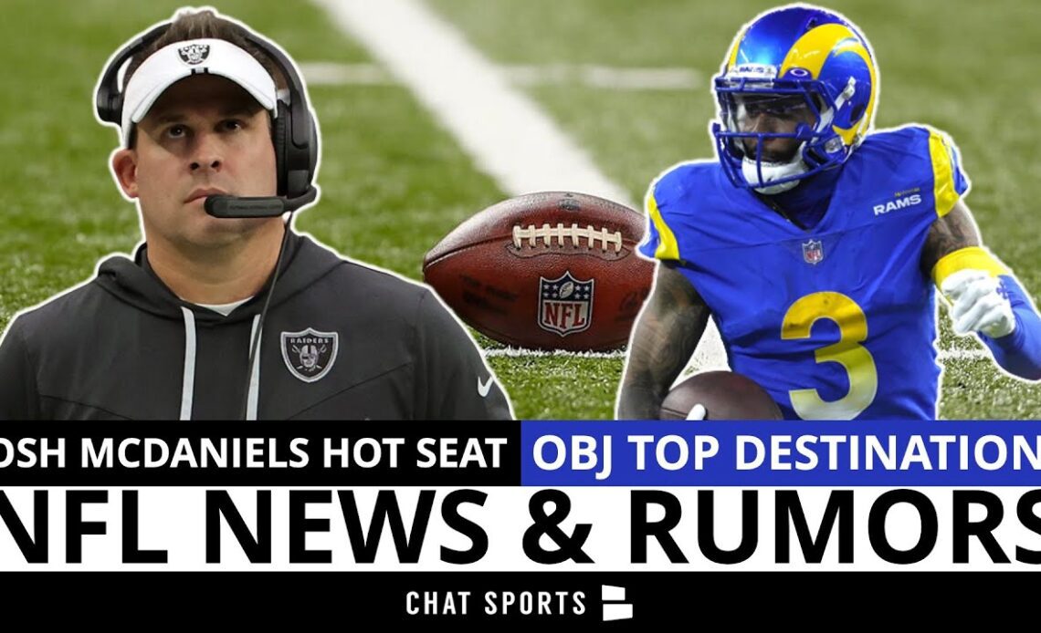 Josh McDaniels HOT Seat + OBJ’s Top 5 Destinations & Baker Mayfield Returns | NFL News & Rumors