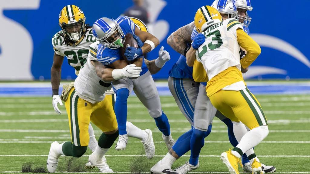 Kalif Raymond player props odds, tips and betting trends for Week 10 | Lions vs. Bears