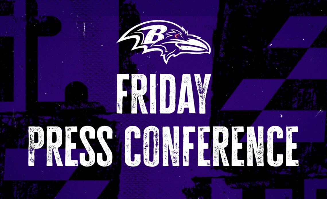LIVE: Friday Press Conference (11/25)