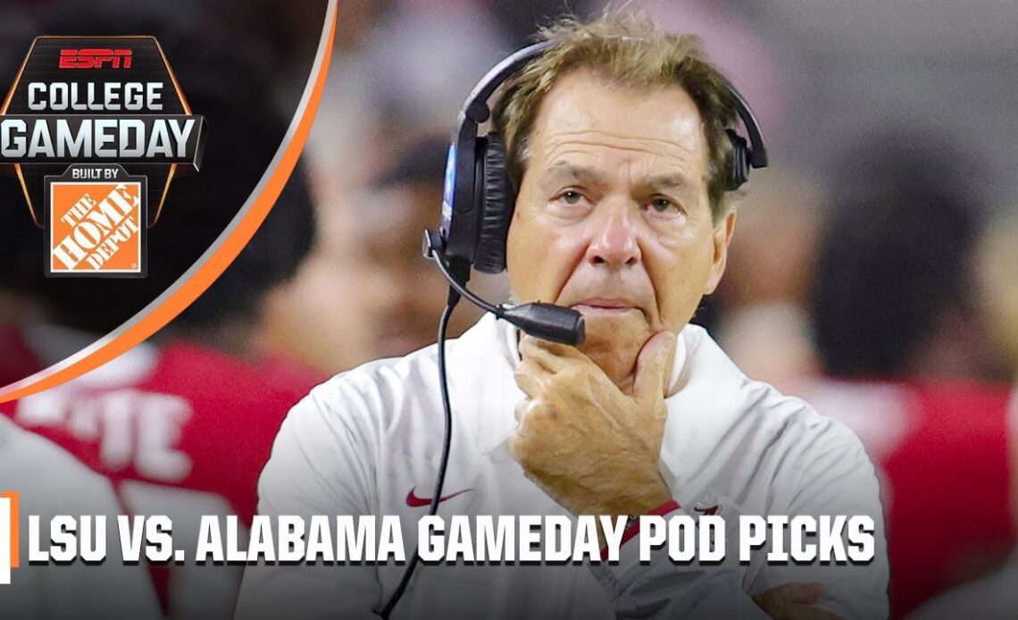 LSU vs. Alabama: Danger for Nick Saban & the Crimson Tide?! 👀 | College GameDay Podcast