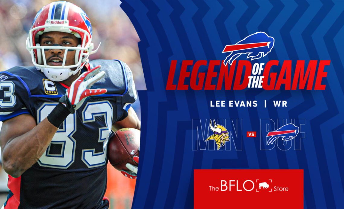 Lee Evans announced as the Bills Legend of the Game