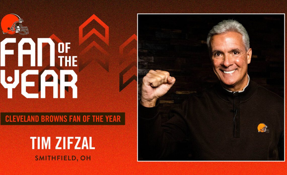 Meet Tim Zifzal, the Browns' 2022 nominee for NFL Fan of the Year