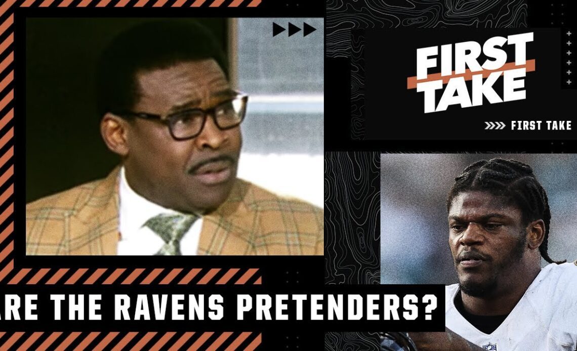 Michael Irvin: Haven't seen a Lamar Jackson highlight in WEEKS! Ravens are PRETENDERS! | First Take