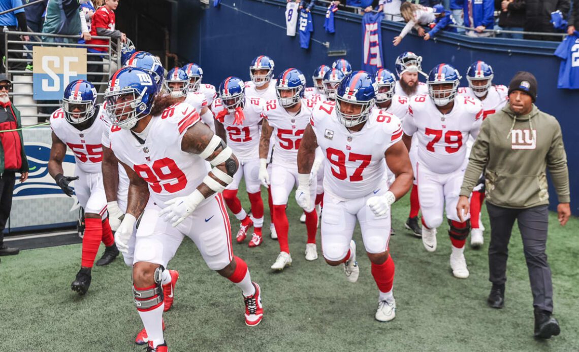 New York Giants depth chart for Week 11 vs. Detroit Lions VCP Football