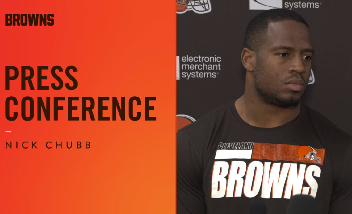 Nick Chubb: "The play good. They play well against the run" | Press Conference