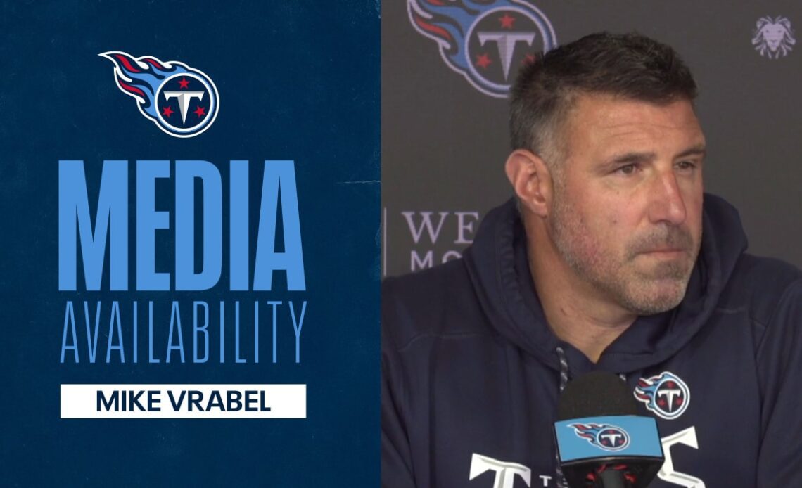 Our Entire Focus is on Cincinnati | Mike Vrabel Media Availability 