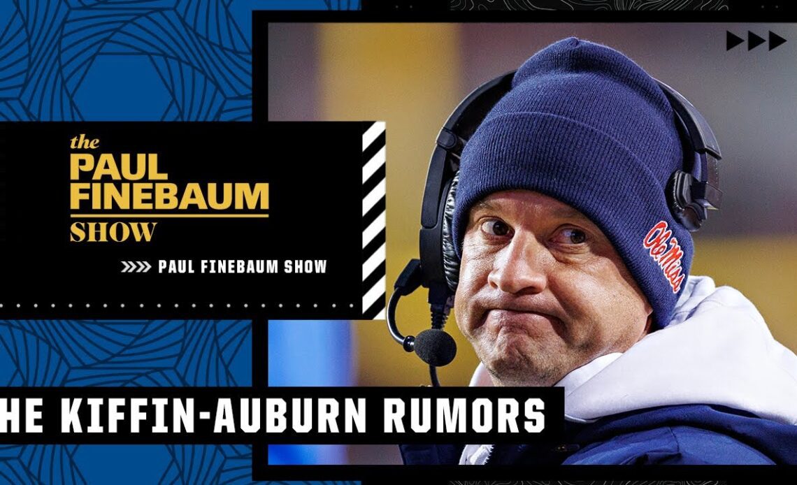 PREMATURE to say anything's done between Lane Kiffin and Auburn - Pete Thamel | Paul Finebaum Show