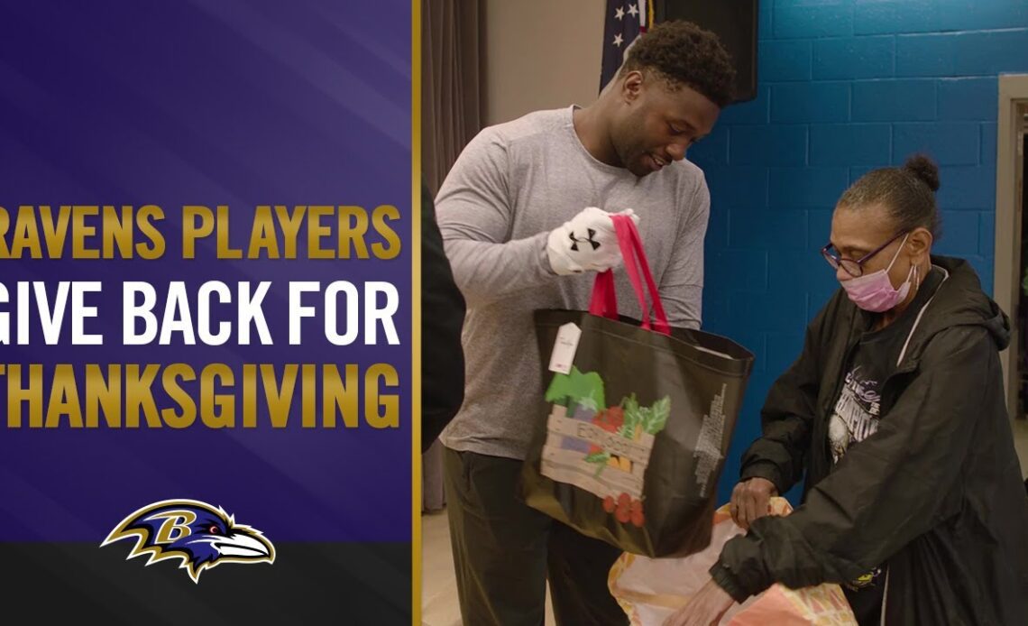 Ravens Give to Baltimore for Thanksgiving | Baltimore Ravens