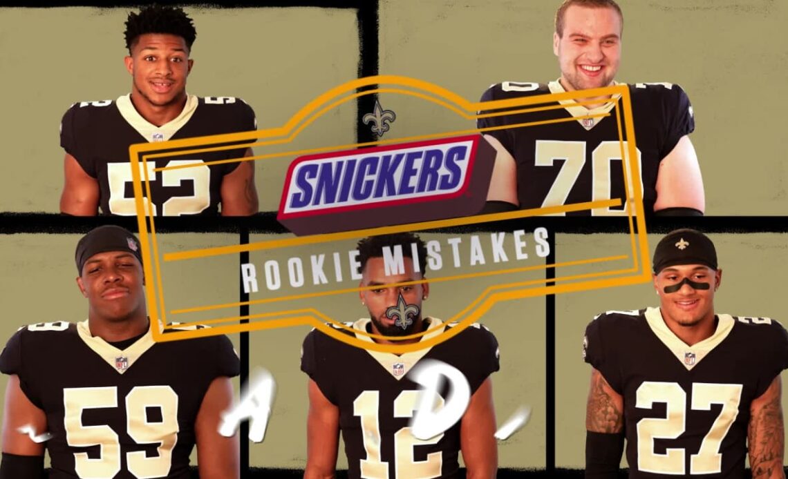 Red beans and rice day? | Saints Rookie Mistakes